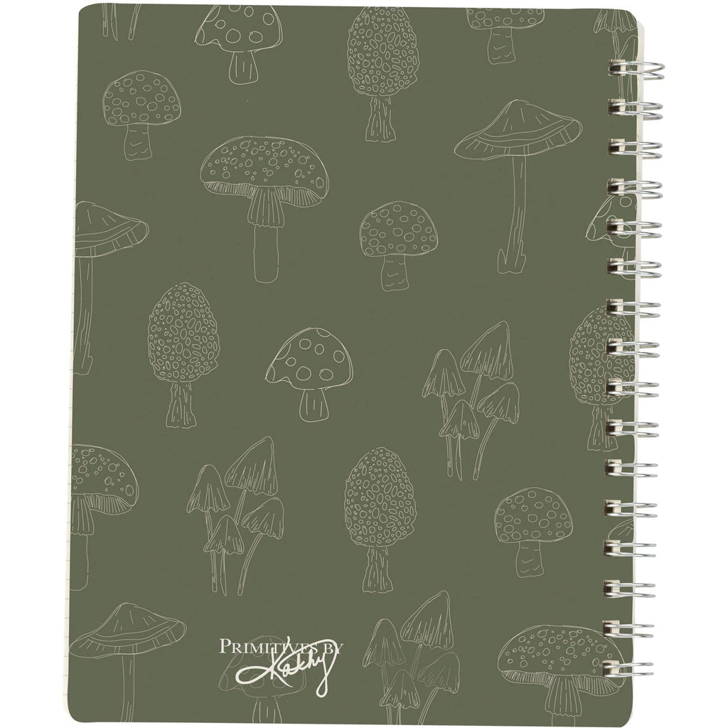 Mushrooms Spiral Notebook