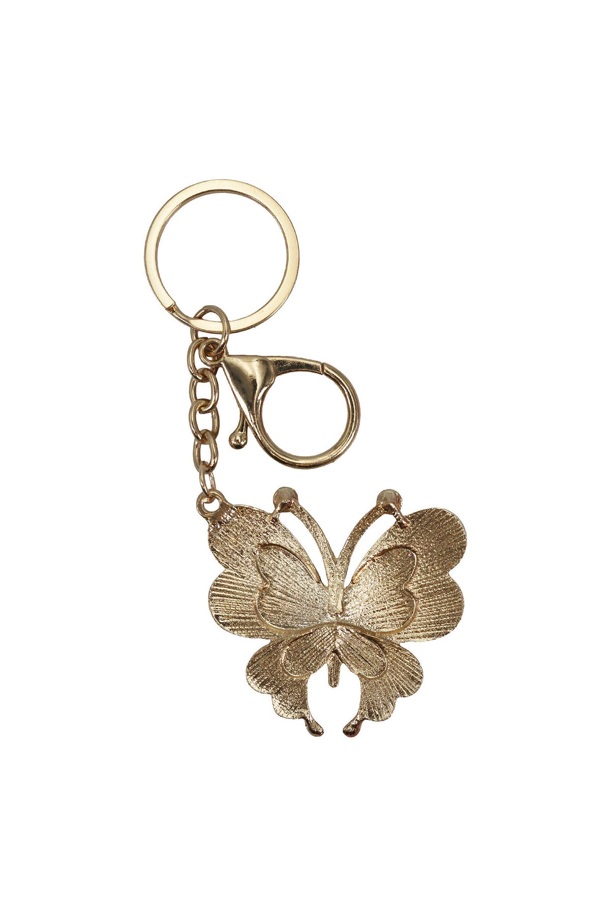 Butterfly Bling Rhinestone Colorful Enamel Alloy Keychain