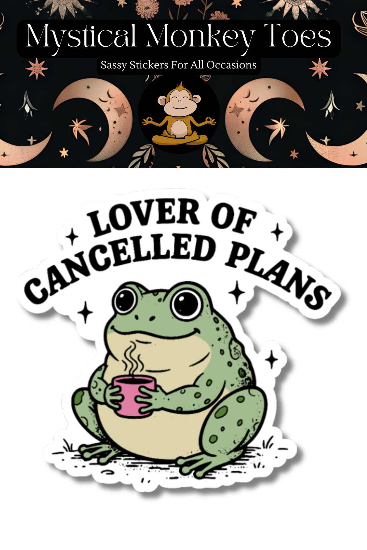 Funny Lover Of Cancelled Plans Vinyl Sticker