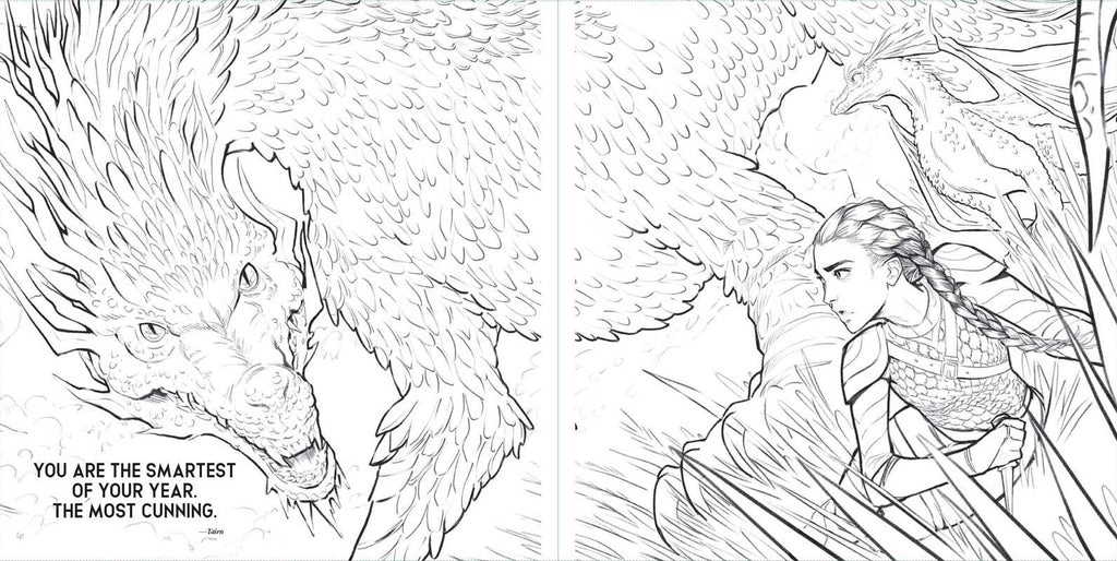 Fourth Wing: The Official Coloring Book by Entangled