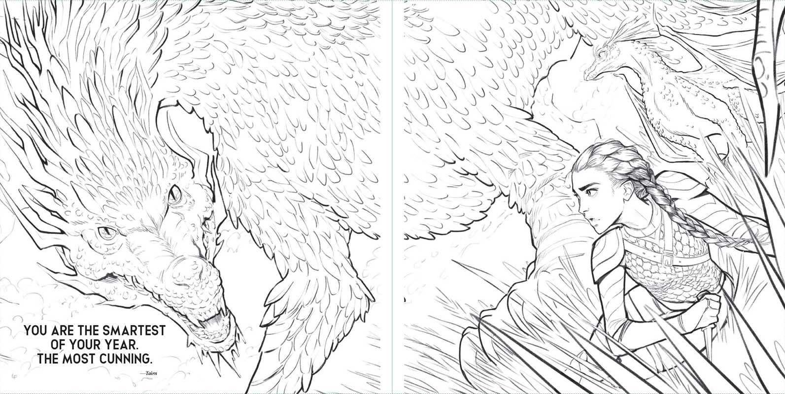 Fourth Wing: The Official Coloring Book by Entangled