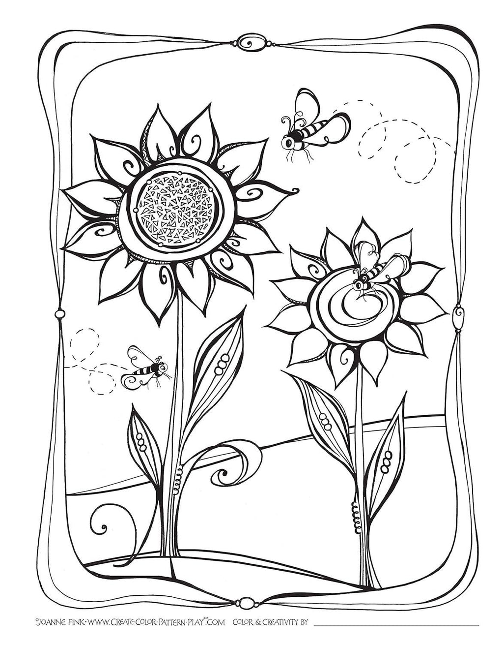 Expressions of Nature Coloring Book - Adult Coloring Designs