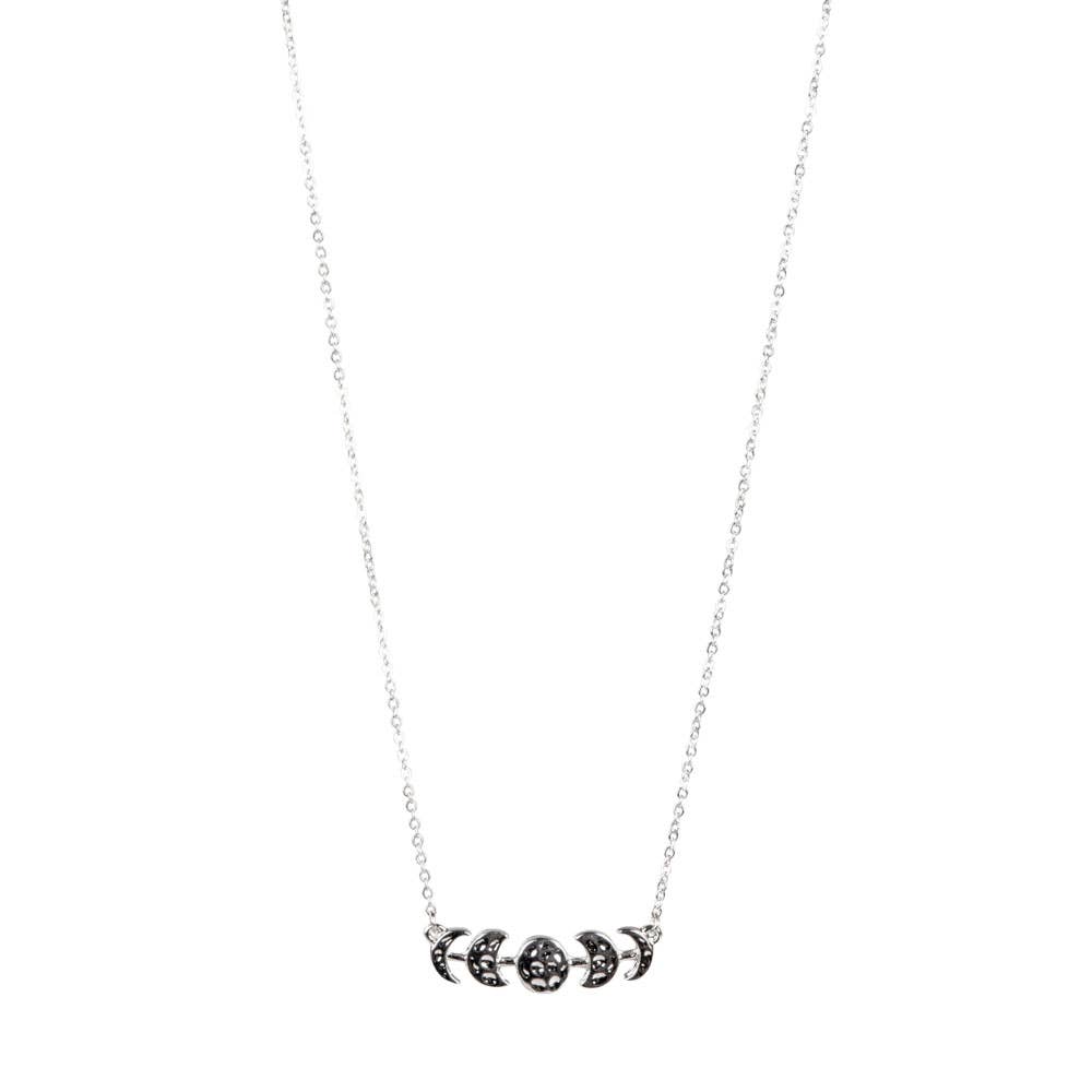 Moon Phases Adjustable Necklace