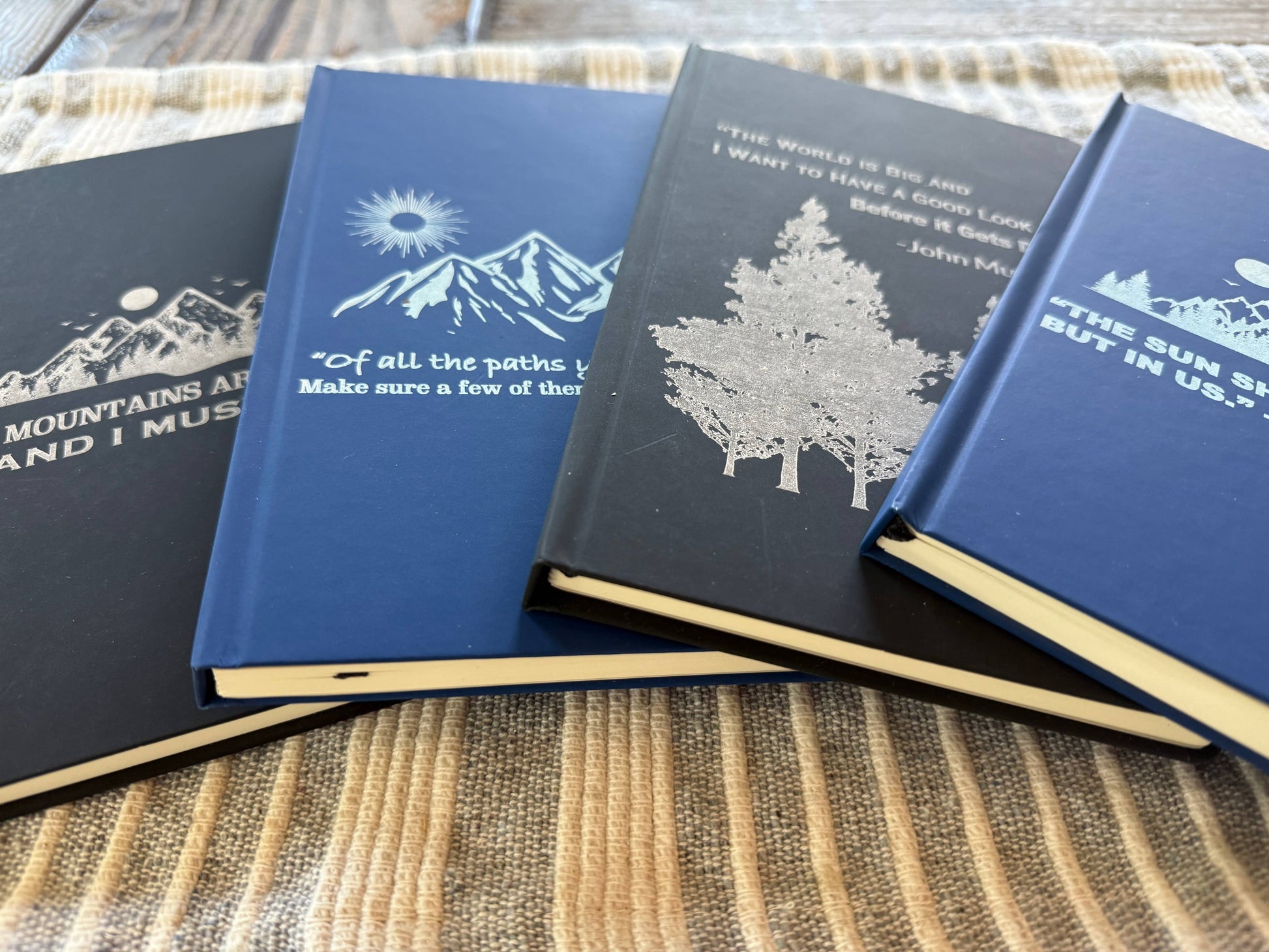 The World Is Big, Hardcover Journal John Muir