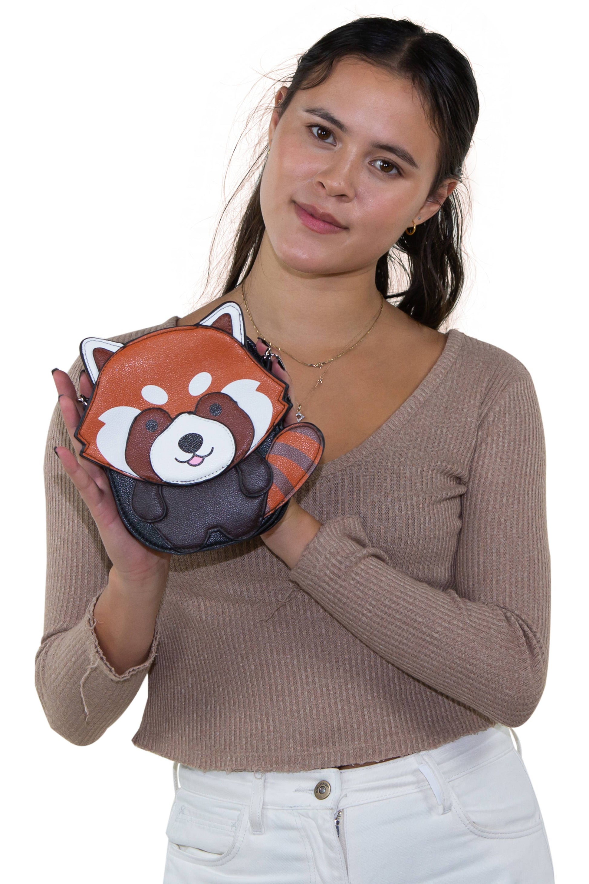 Red Panda Crossbody Bag