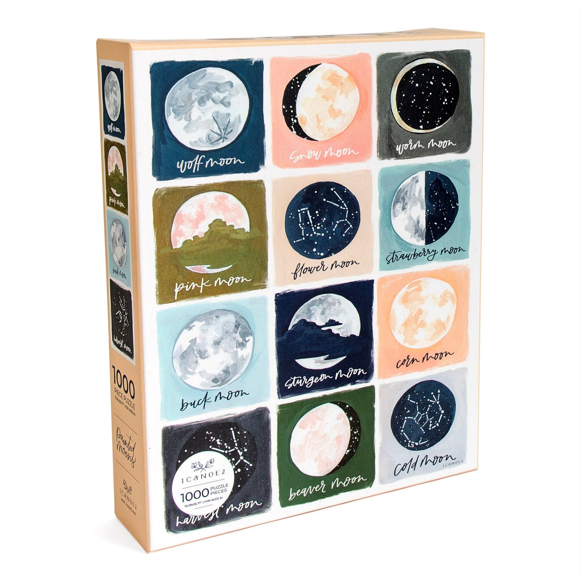 Painted Moons - 1,000 Piece Jigsaw Puzzle