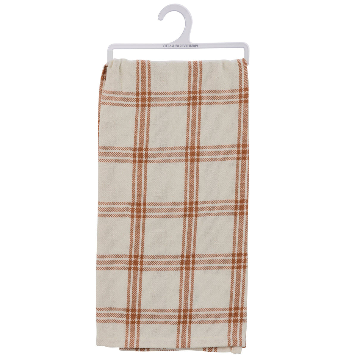 Thankful Grateful Blessed Plaid Kitchen Towel