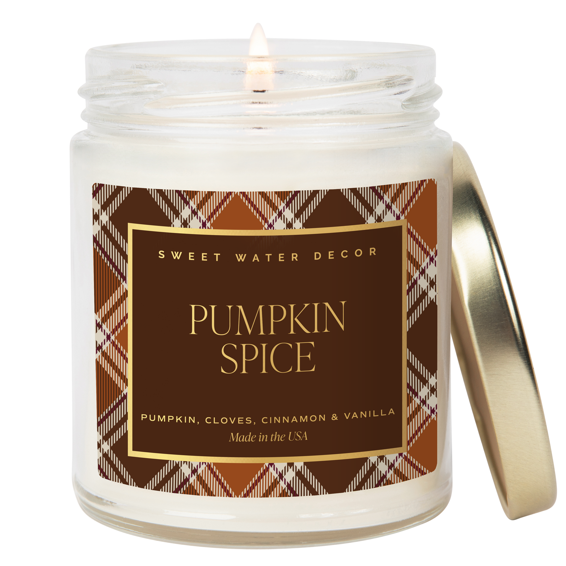 Pumpkin Spice 9 oz Soy Candle - Fall Decor