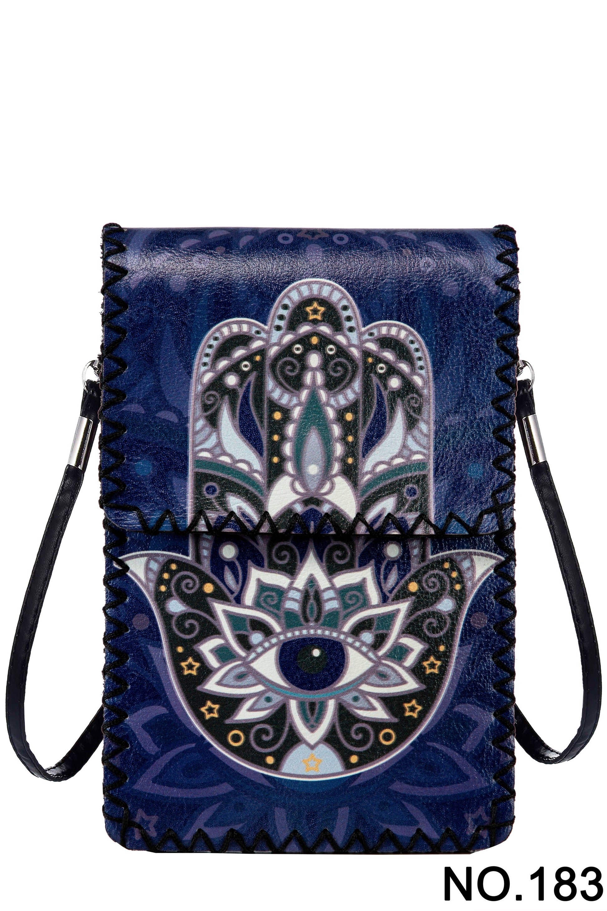 Fatima Palm Printed Crossbody HB0580 - NO.183