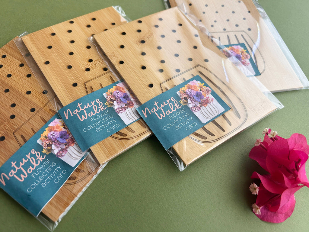 Nature Walk Bouquet- Flower Collecting Gift + Activity Board