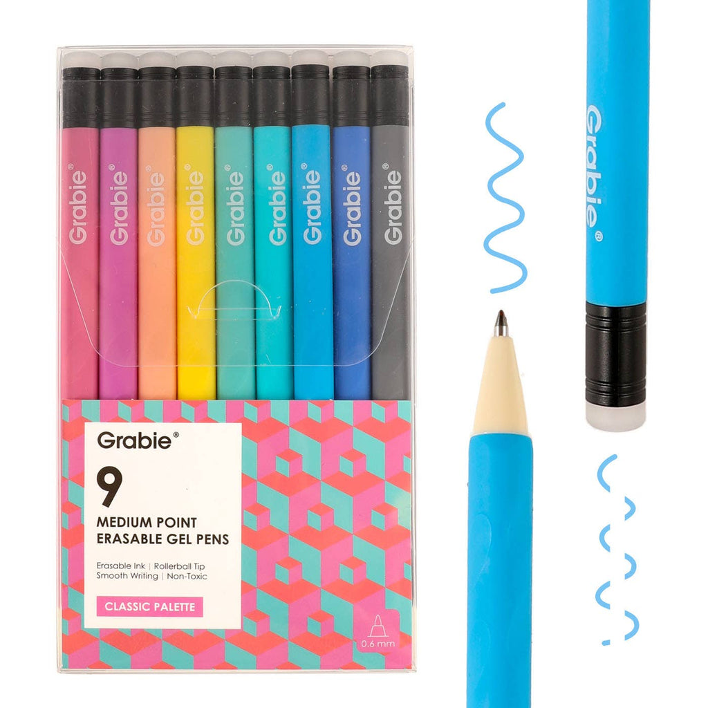 Medium Point Erasable Gel Pen Set
