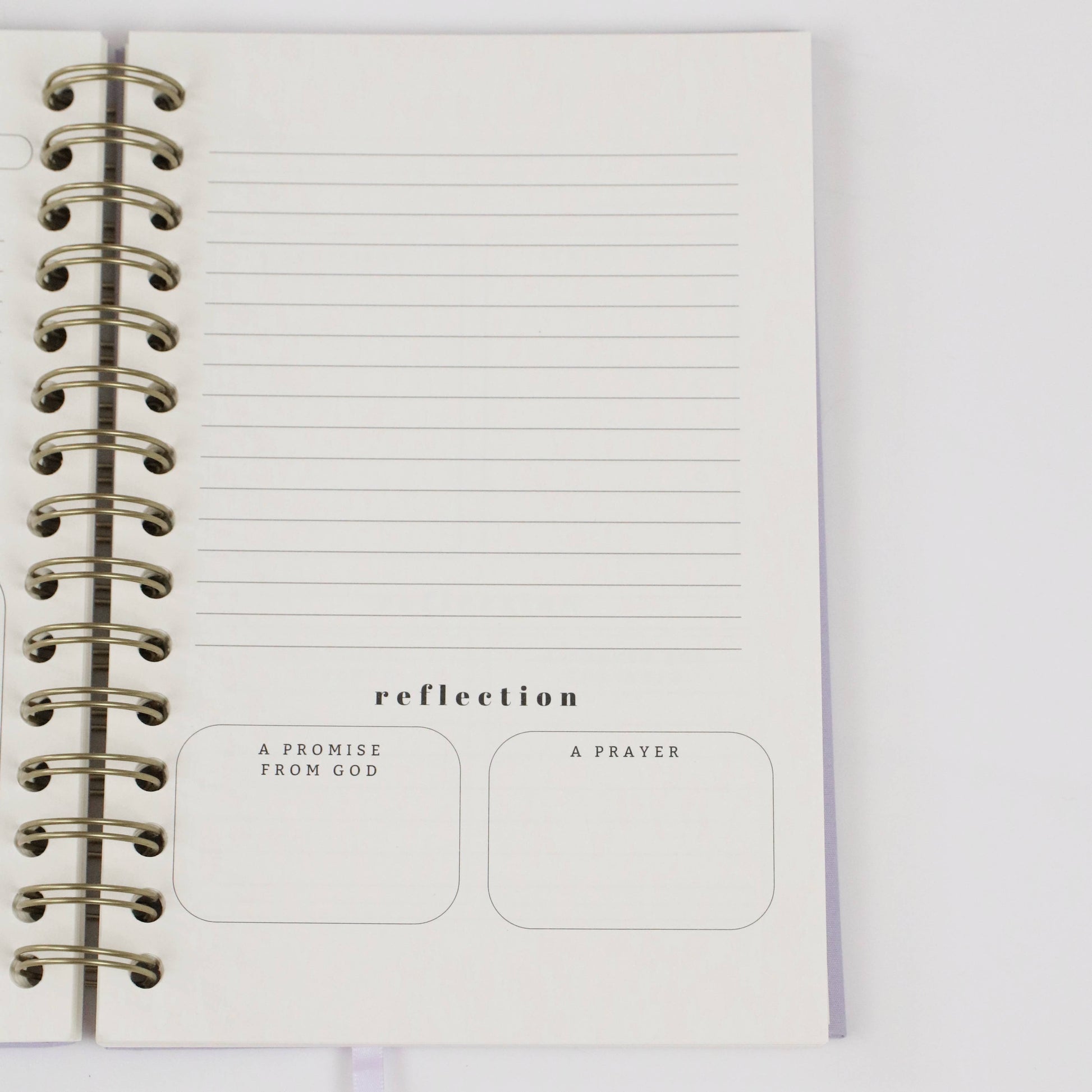 Church Notes Journal - Spiral Linen Purple