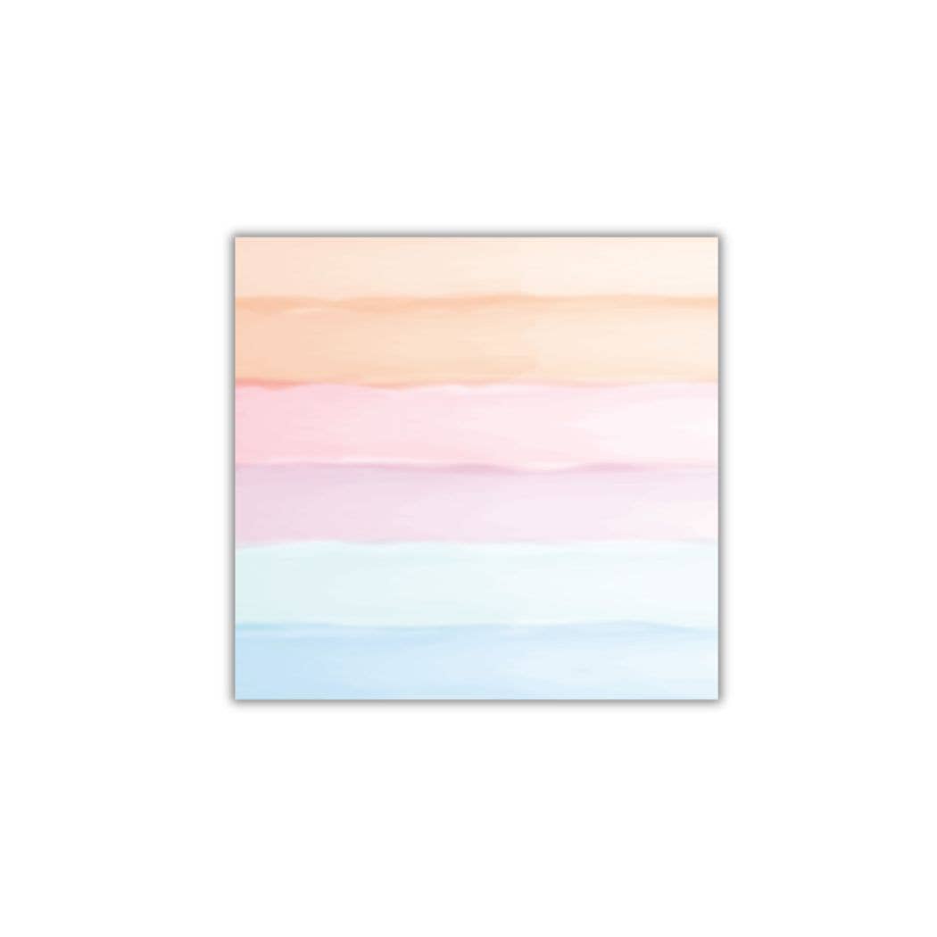 Watercolor Post-it® Note Pad – 3x3 – Soft Ombre sticky notes