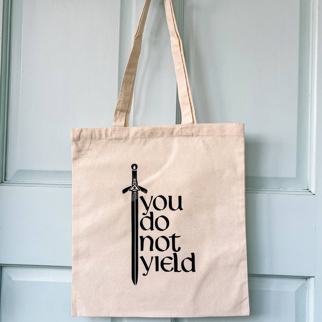 You Do Not Yield - Throne of Glass Canvas Tote Bag