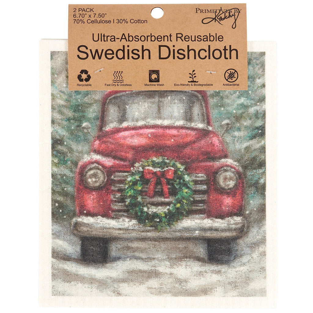 Red Truck Swedish Cloth Set