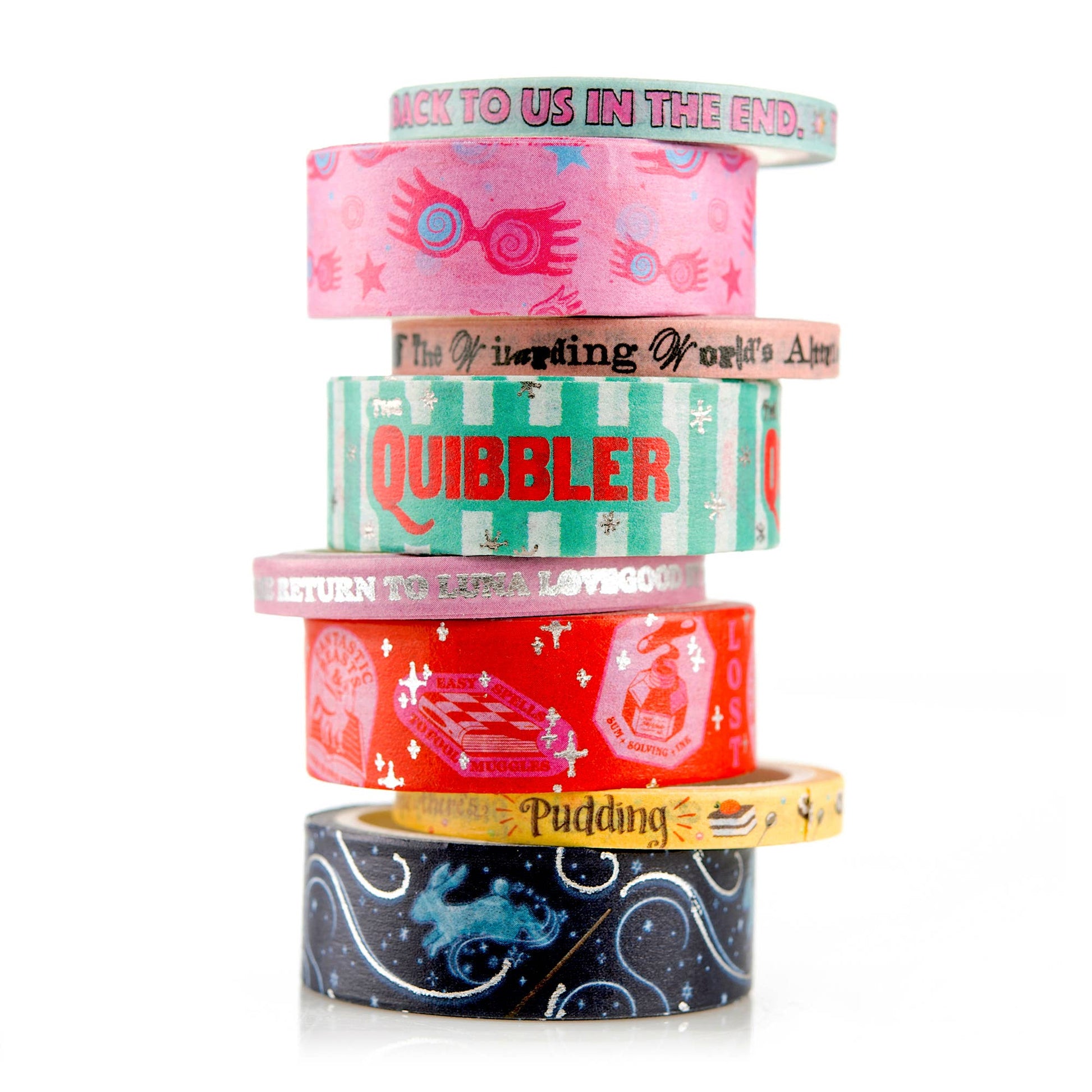 Harry Potter The Quibbler Washi Tape (8-Pack)