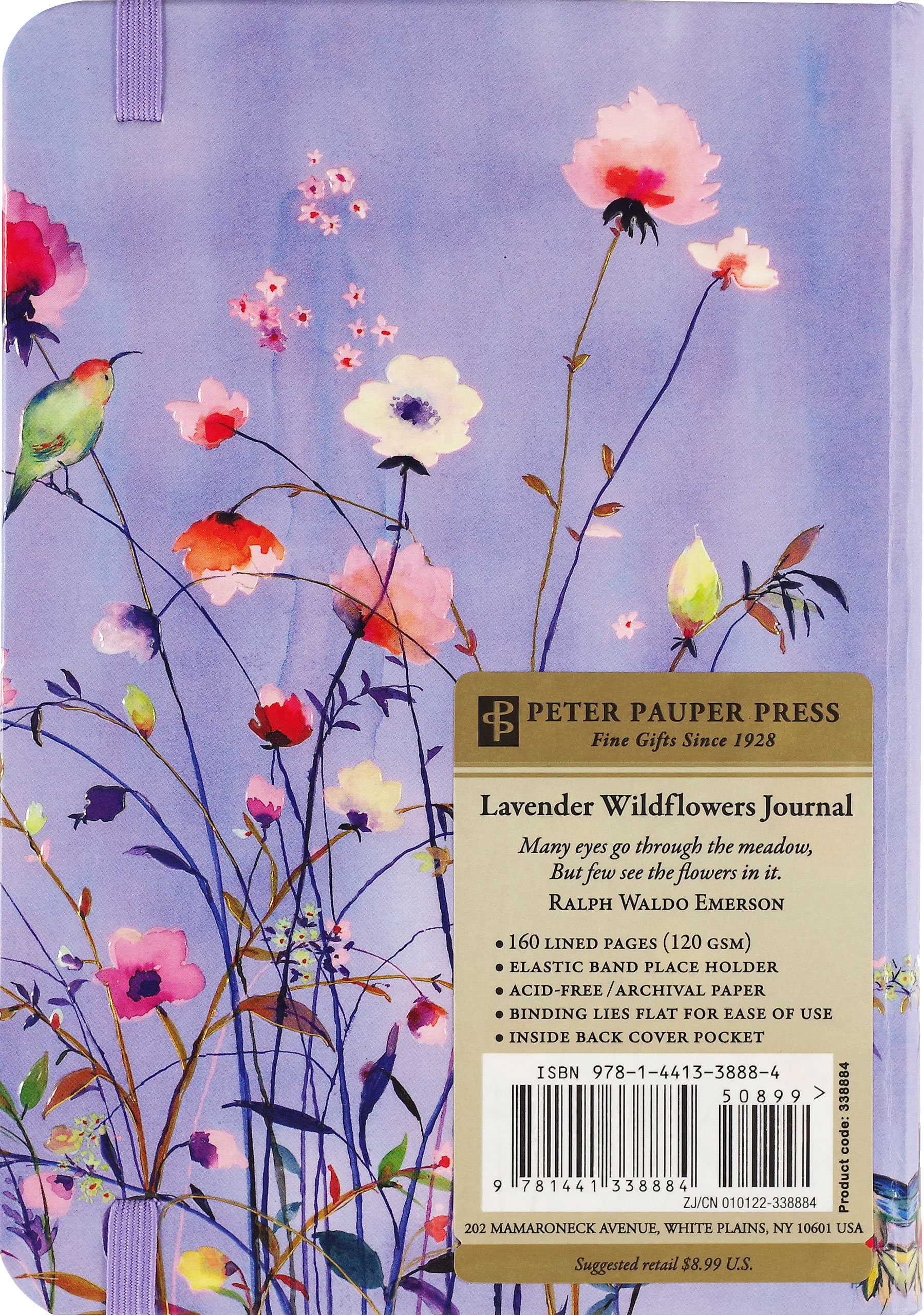 Lavender Wildflowers Journal