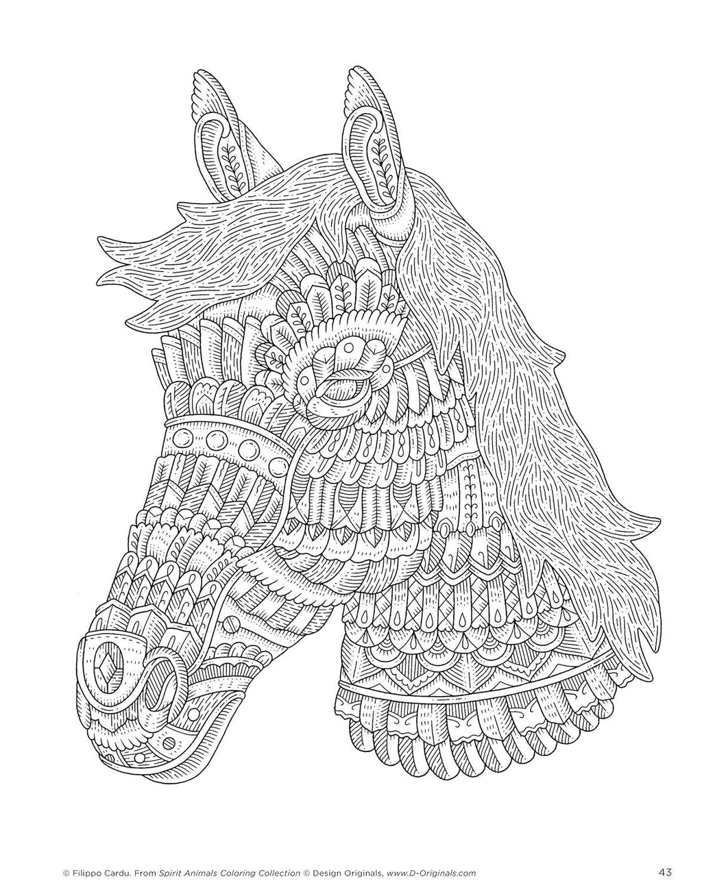 Spirit Animals (Filippo Cardu Coloring Collection)