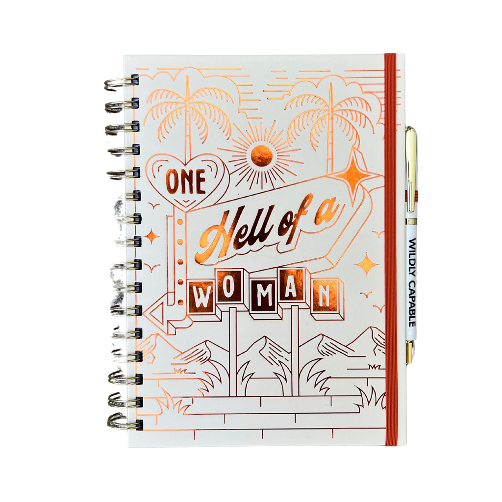 One Hell Of A Woman Journal (funny, gifts, journals)