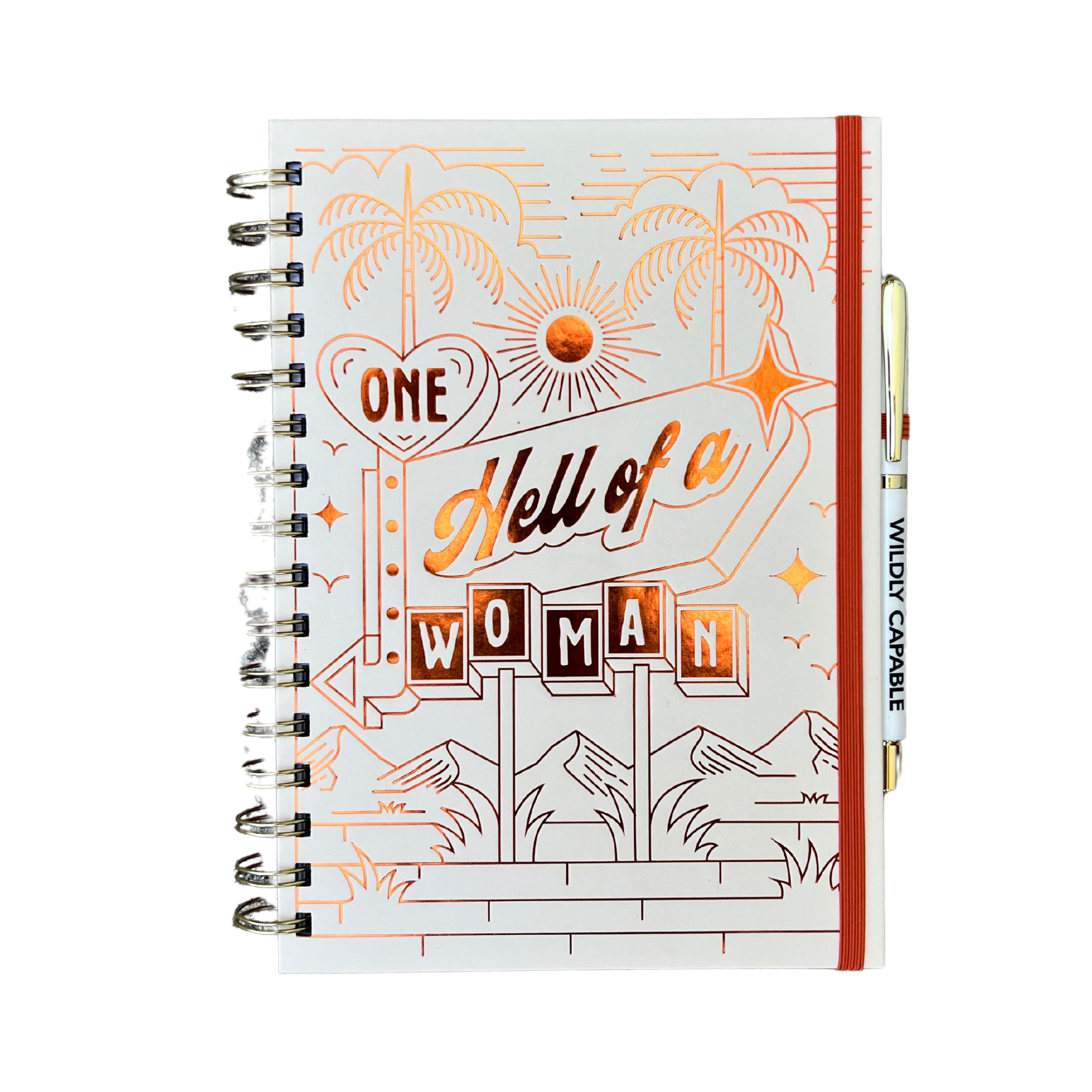 One Hell Of A Woman Journal (funny, gifts, journals)