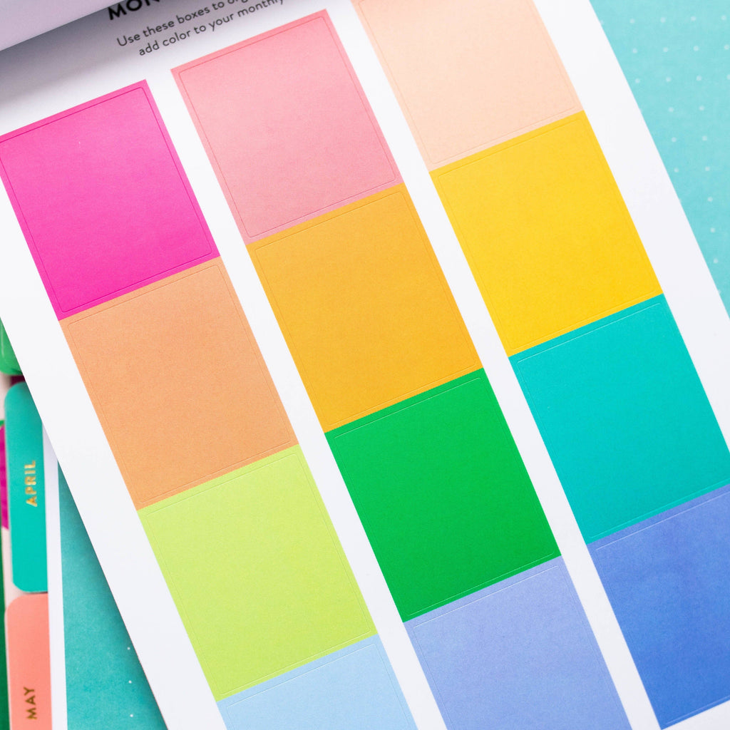 Time Blocking Sticker Book