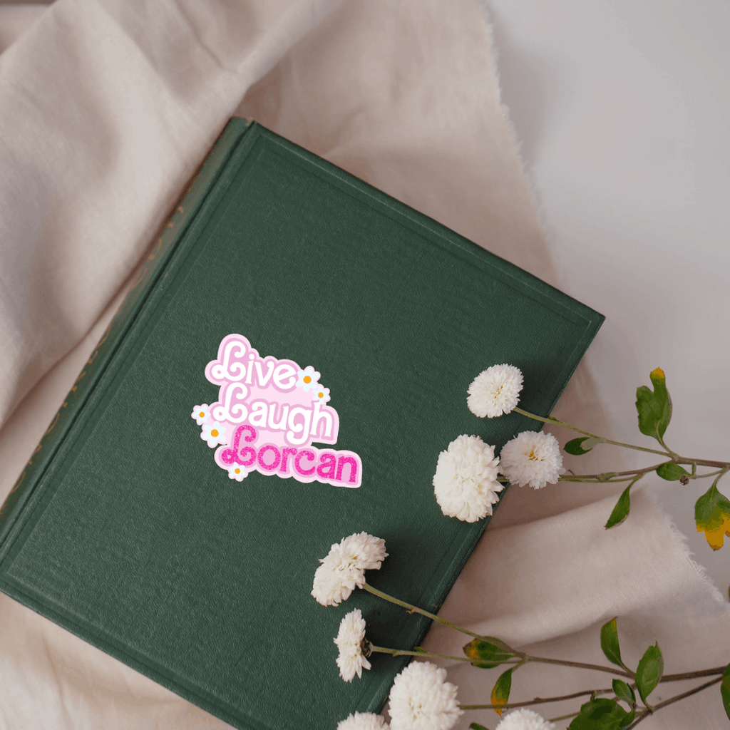 Throne of Glass Live Laugh Lorcan Sticker