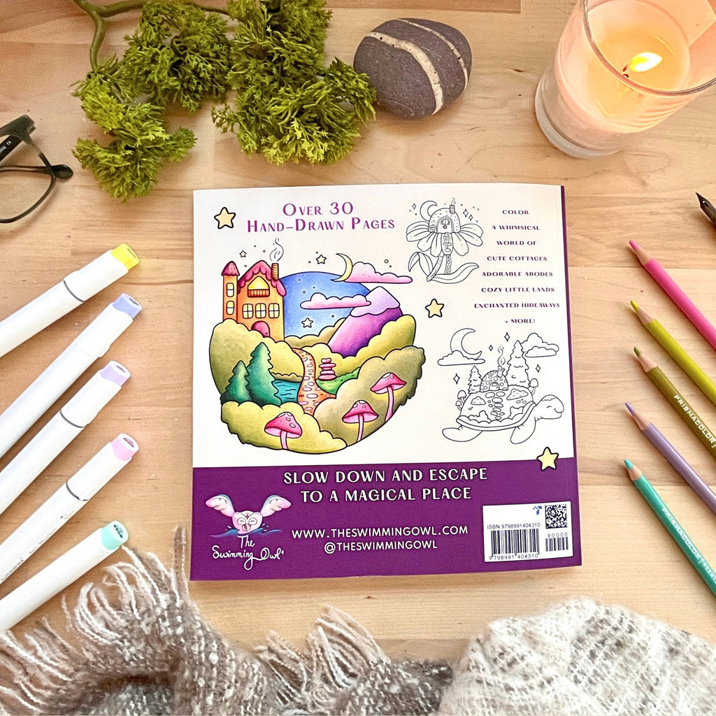 Charming Escape Coloring Book For Adults, Teens, + Kids