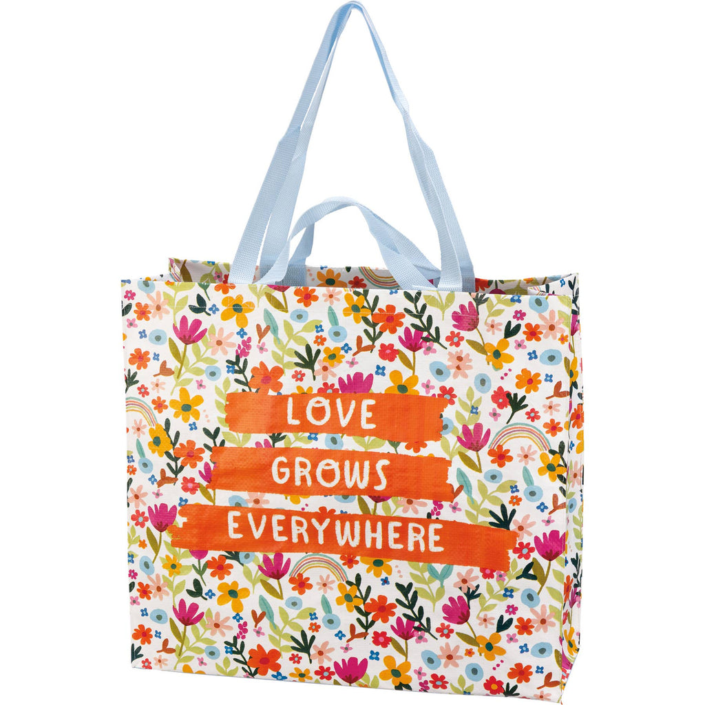 Love Grows Everywhere Shopping Tote