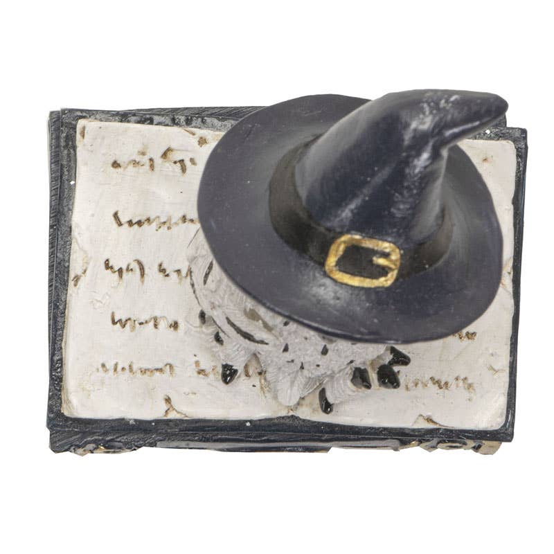 Owl on Spell Book Figurine