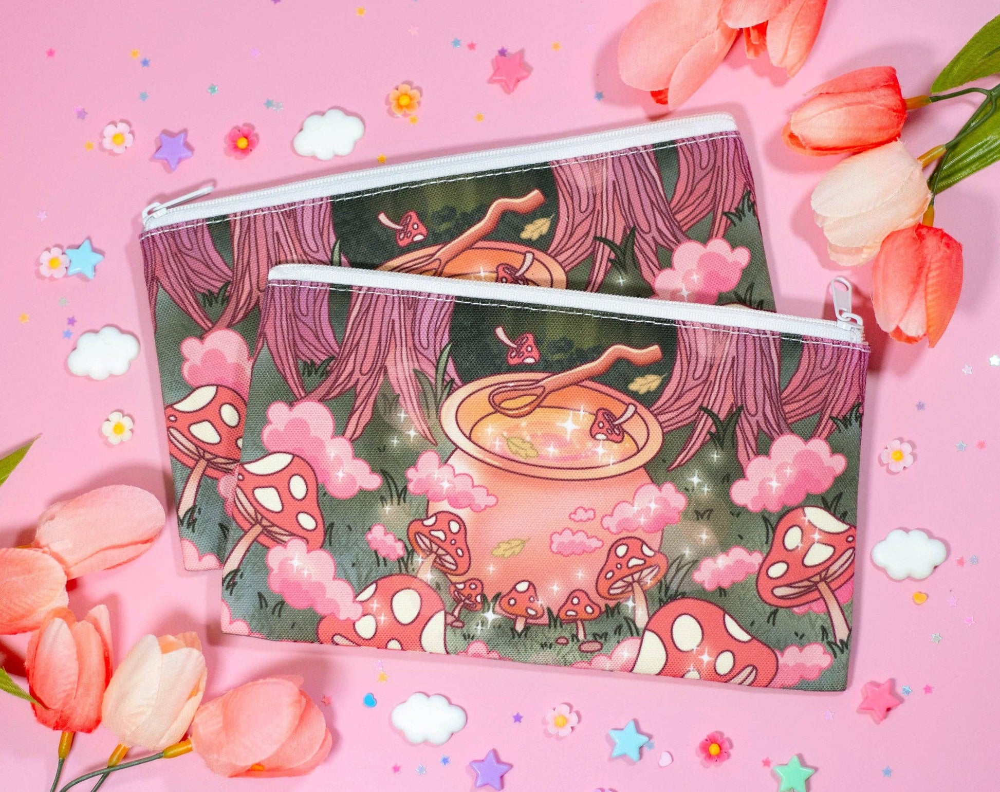 Mushroom Cottagecore Pencil Case