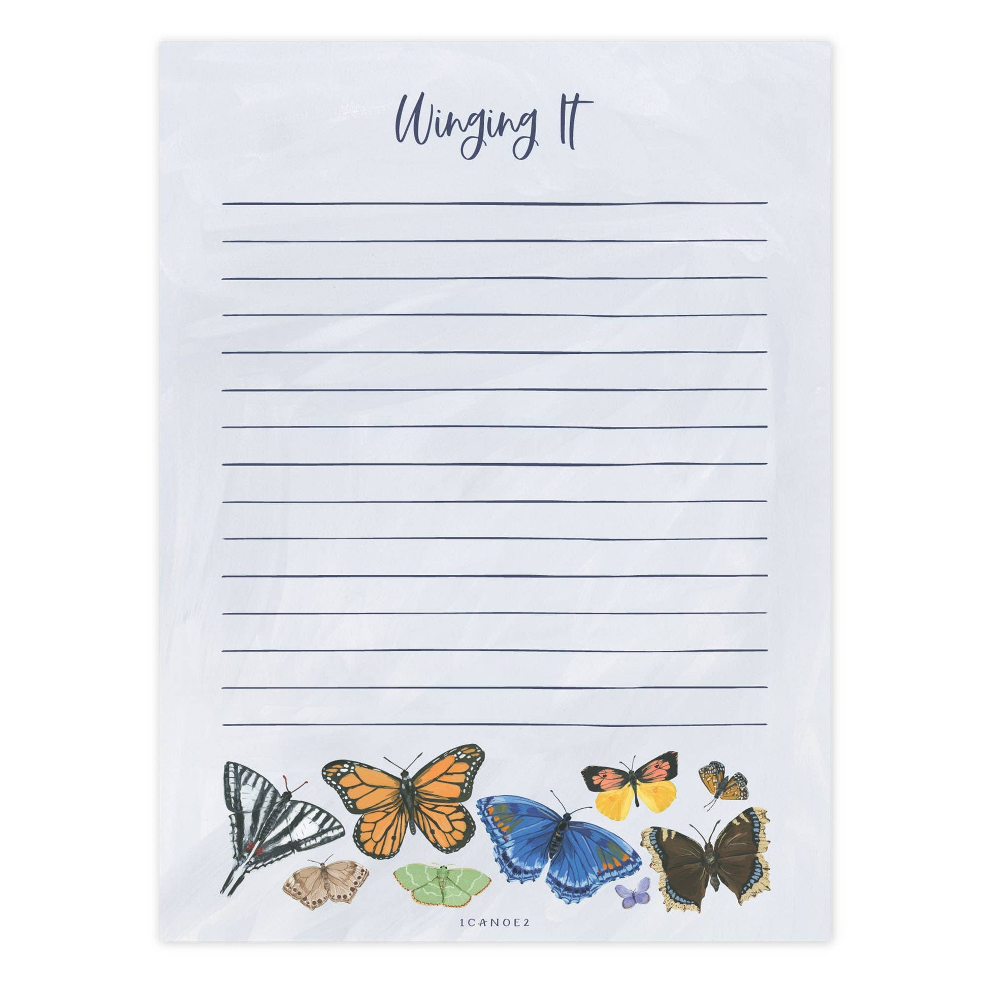 Winging It Butterfly To Do Notepad