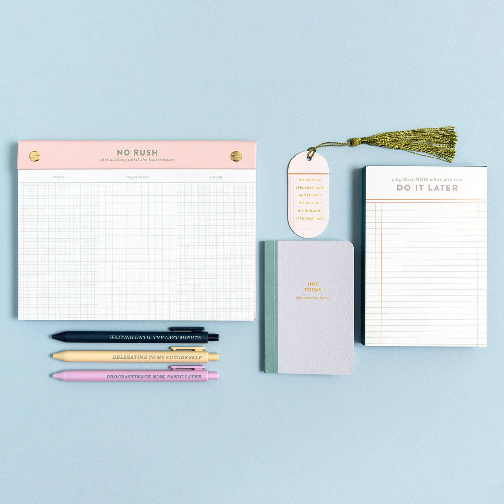The Procrastinator Pen Set