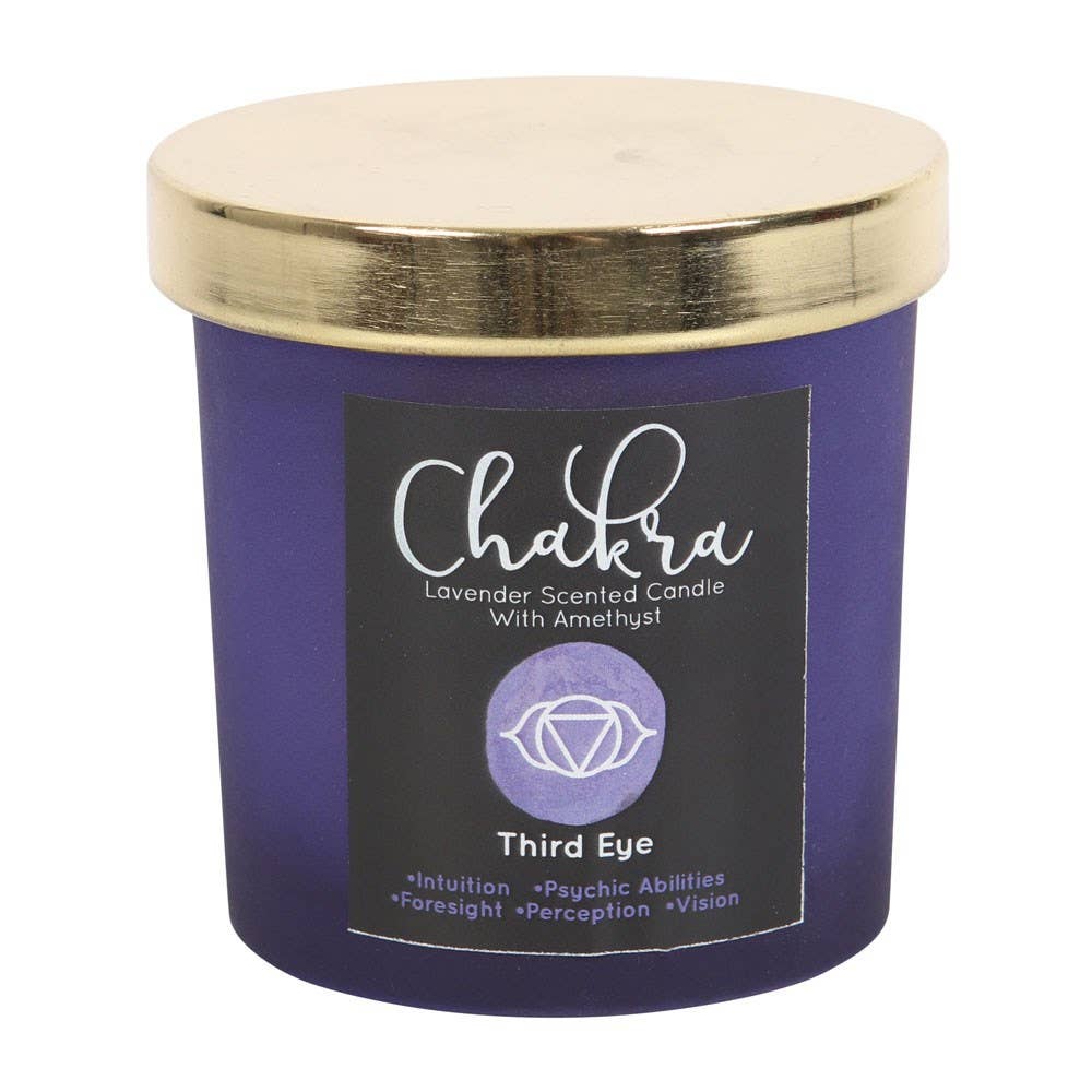 Third Eye Chakra Lavender Amethyst Candle