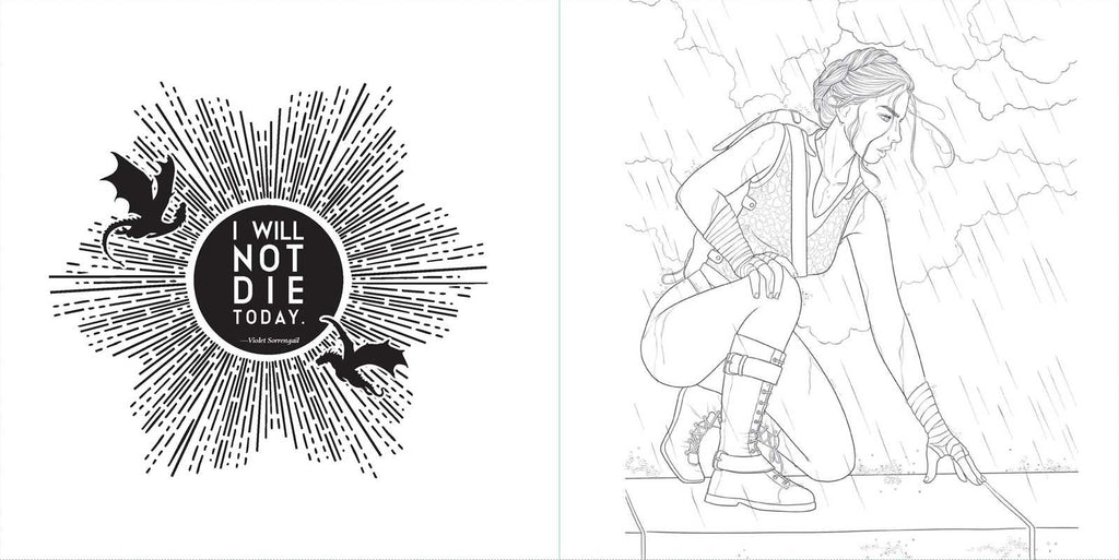 Fourth Wing: The Official Coloring Book by Entangled