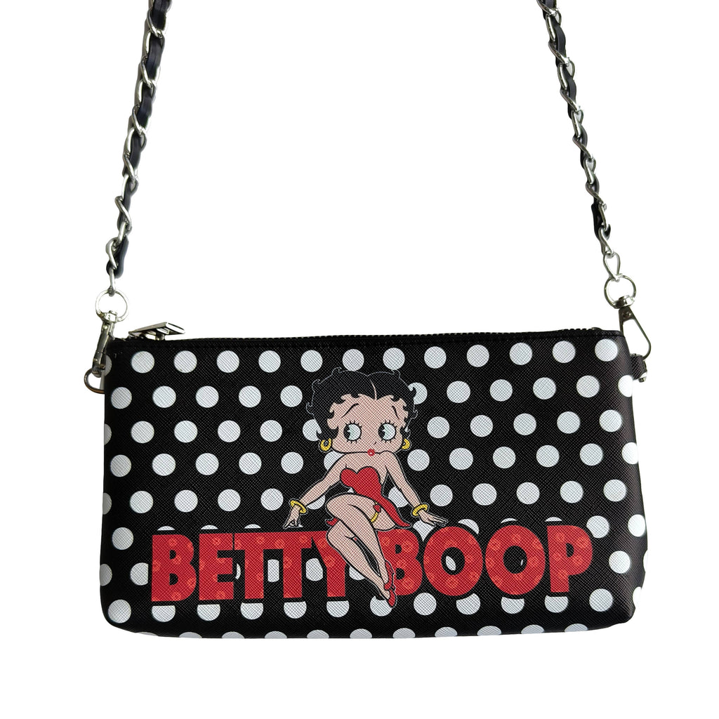 Betty Boop Purse - Polka Dots w/ Chain