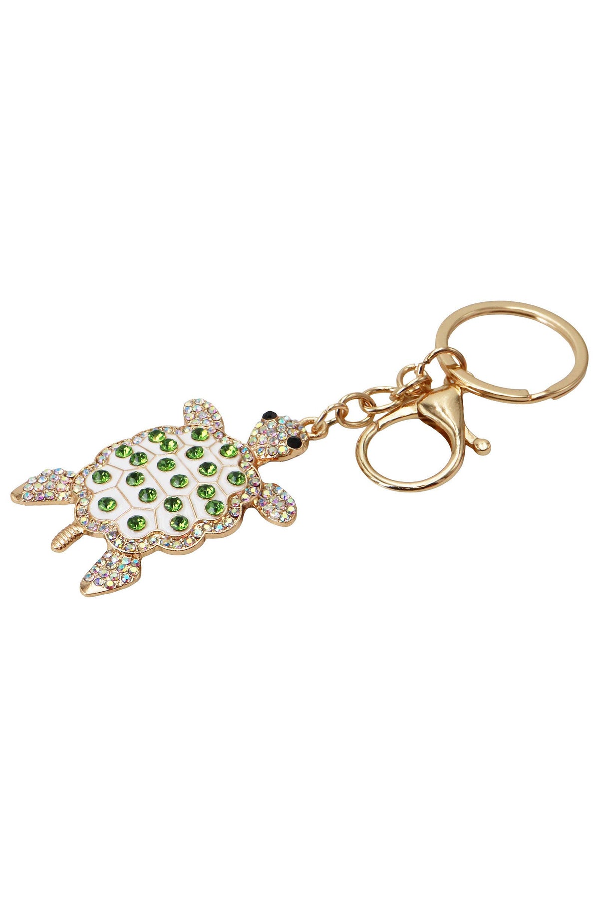 Colorful Turtle Enamel Bling Rhinestone Key Chain