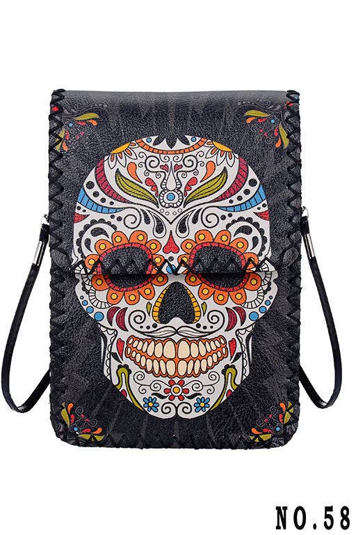 Skull Candy Print CrossbodyHB0580 - NO.58