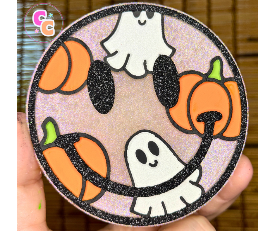 Pumpkin & Ghost Smile Freshie | Car Air Freshener | Fall