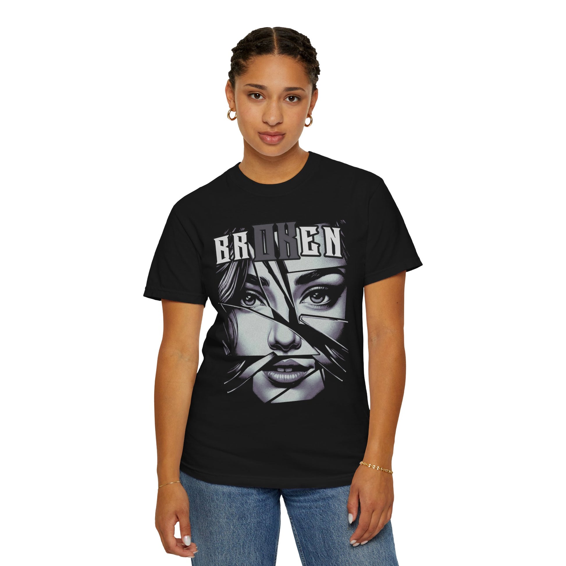 Broken V1 - Mono - Unisex T-shirt - Cliff's Pick Of The Month