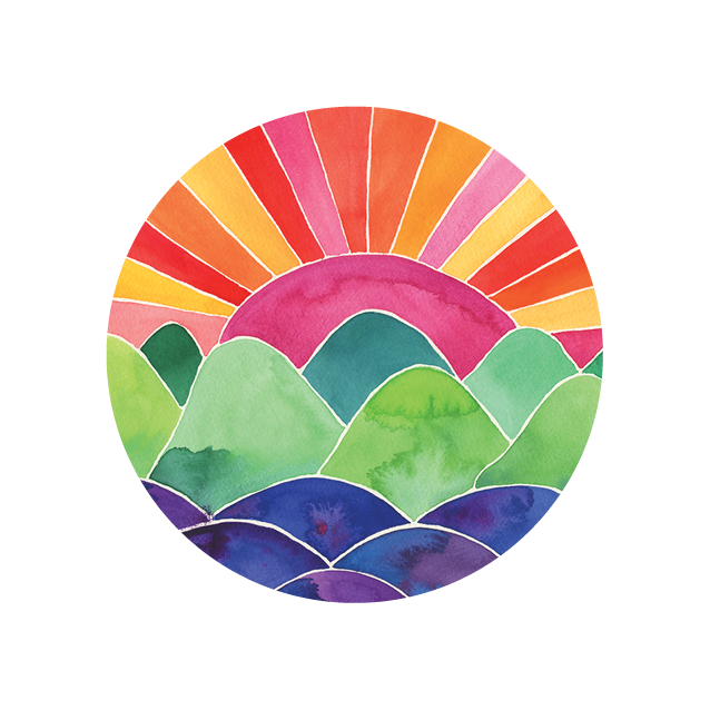 ALL THERE SUNRISE - VINYL STICKER