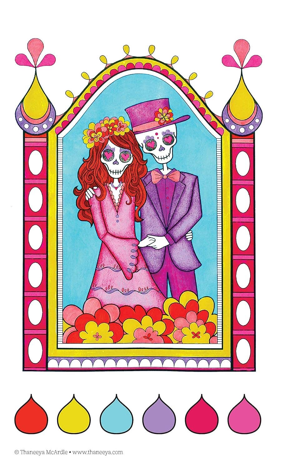 Color Love Coloring Book - Take Along Size Adult Coloring