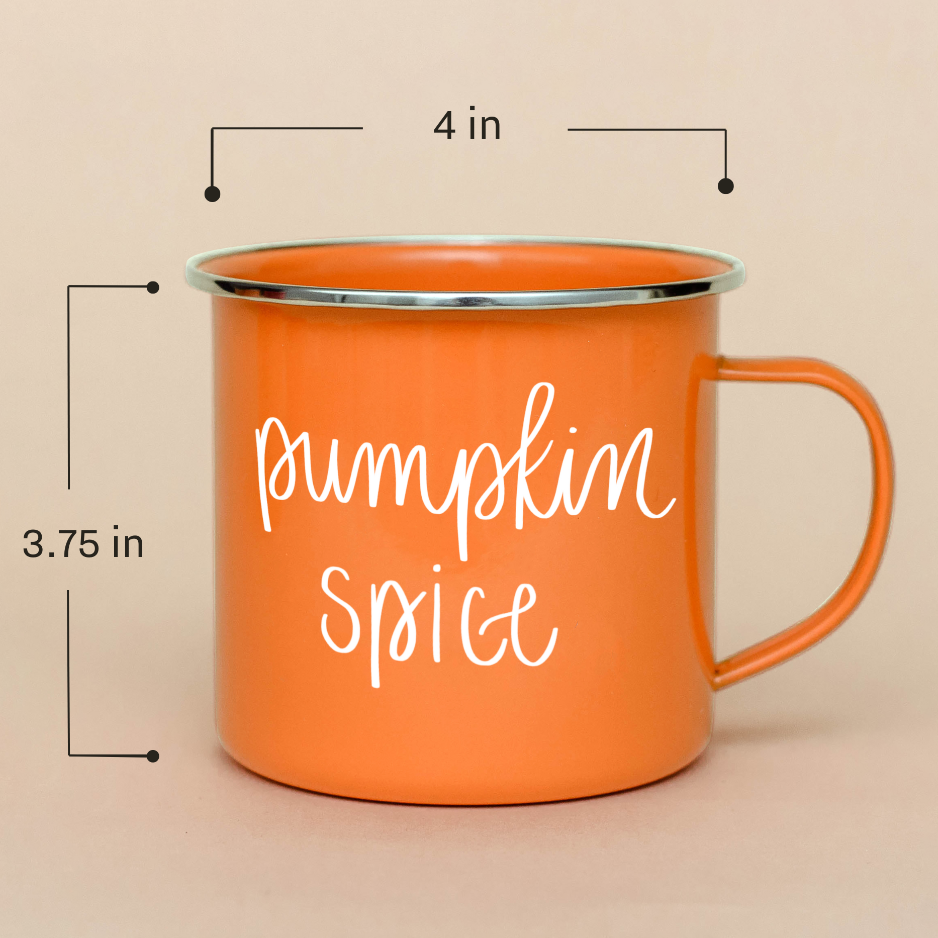 Pumpkin Spice Orange Coffee Mug - Fall Decor & Gifts