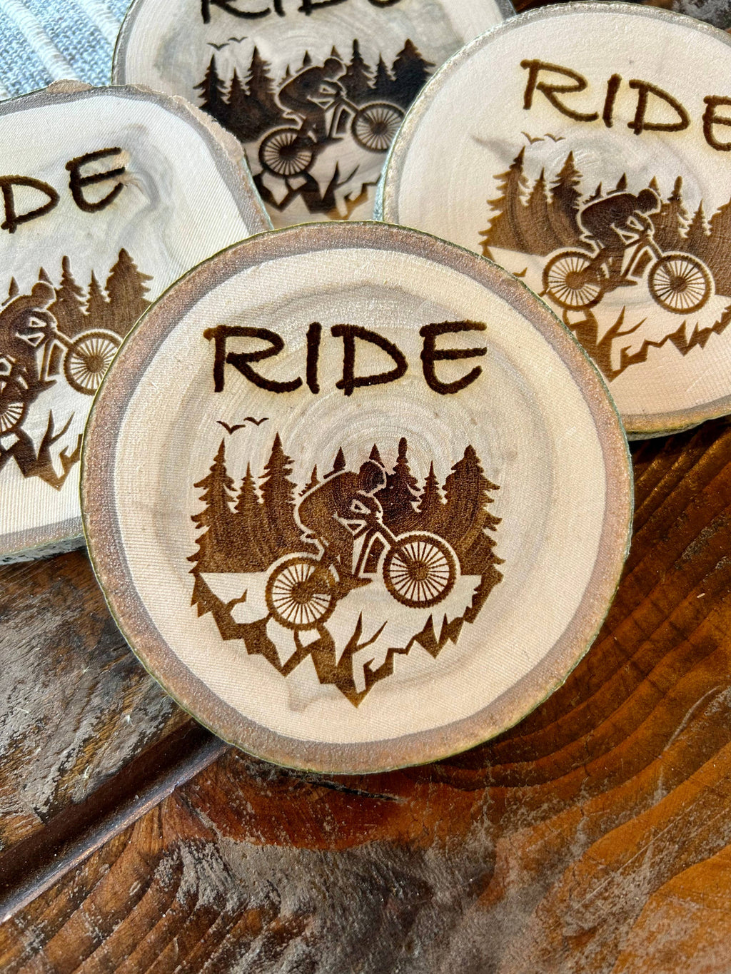 Ride Coaster, Mountain Biker Gift, Bike Shop, Biking