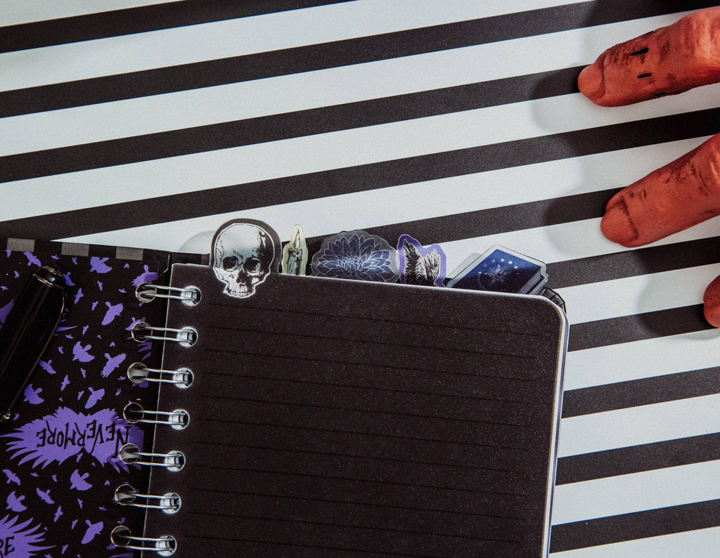 Wednesday 8 x 5 Inch 5-Tab Spiral Notebook