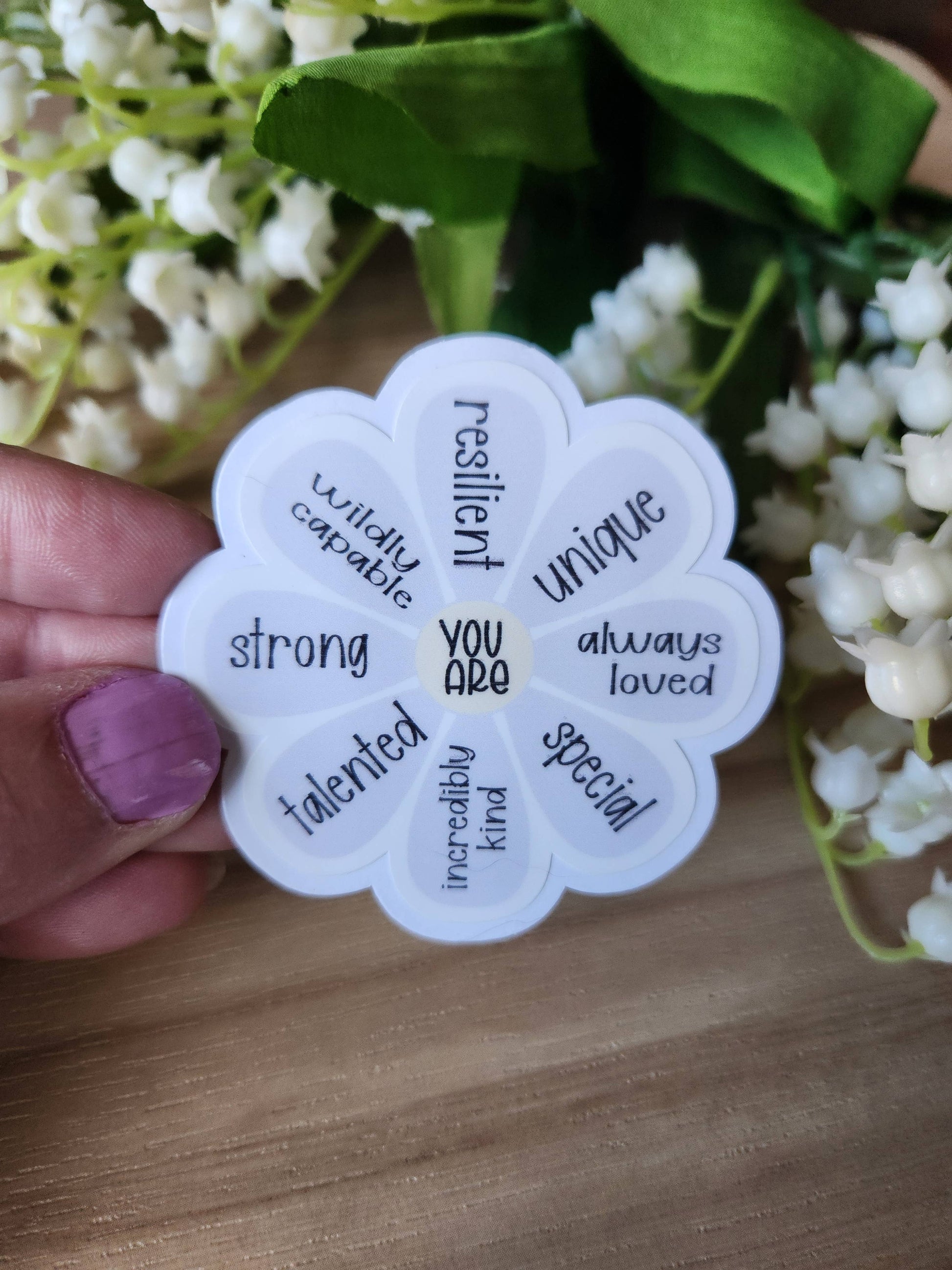 Positive affirmation sticker