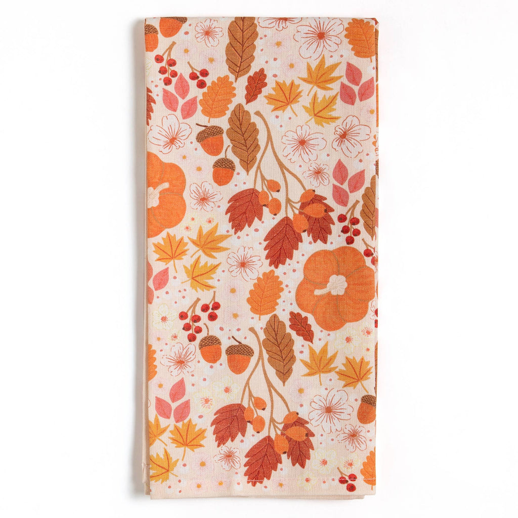 Pumpkin Patch Tea Towel