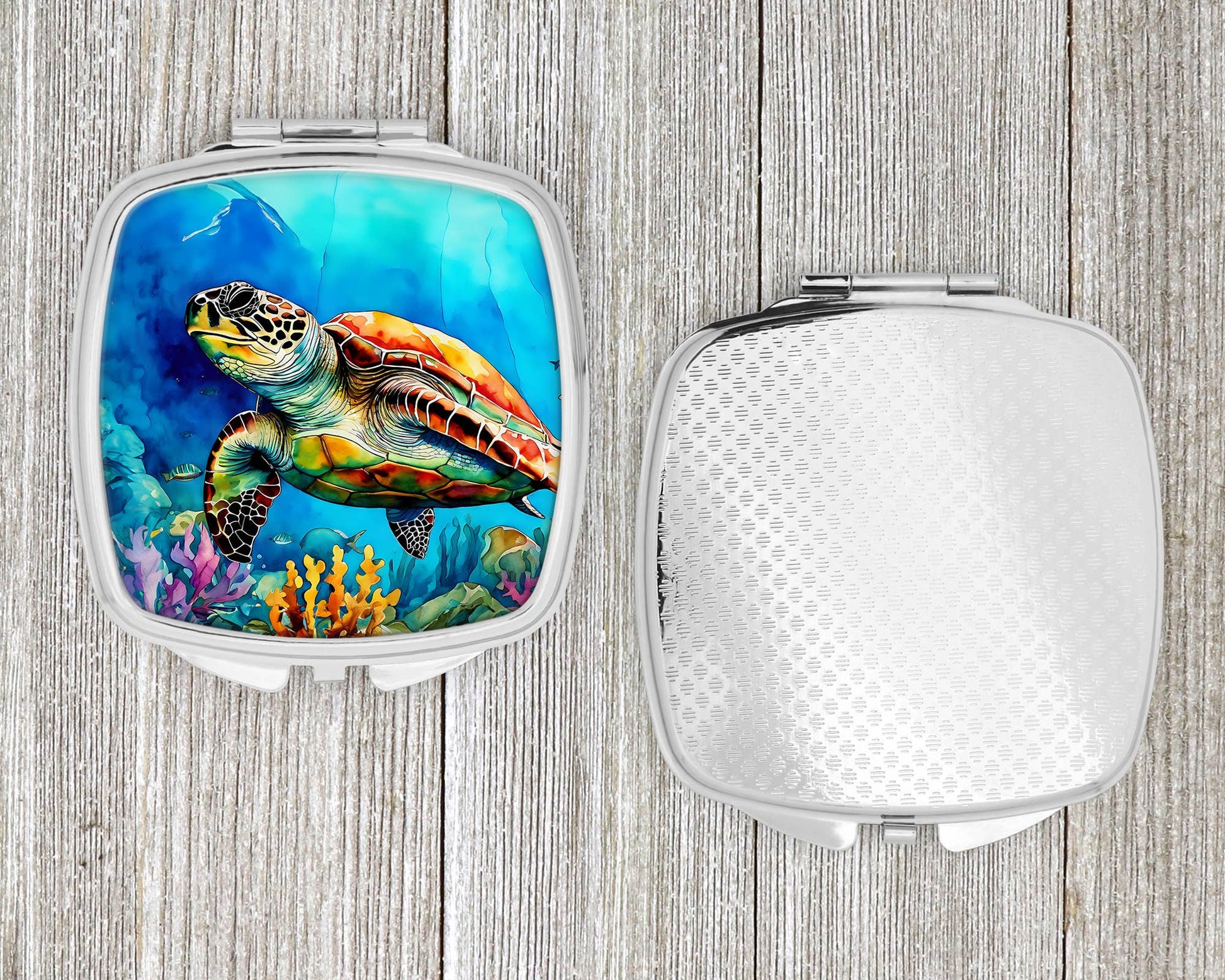 Loggerhead Sea Turtle Compact Mirror DAC2805