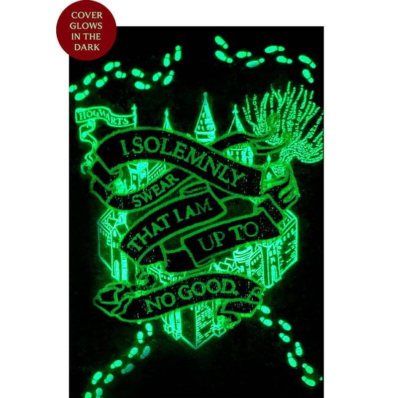 Harry Potter: Marauder's Map Glow in the Dark Journal (NEW!)