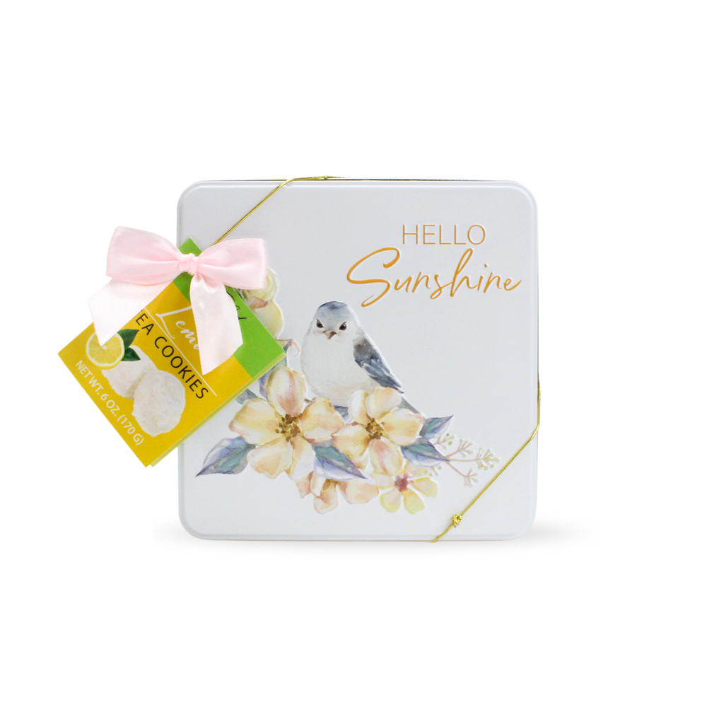 Spring Square Tins: Lemon & Almond Tea Cookies