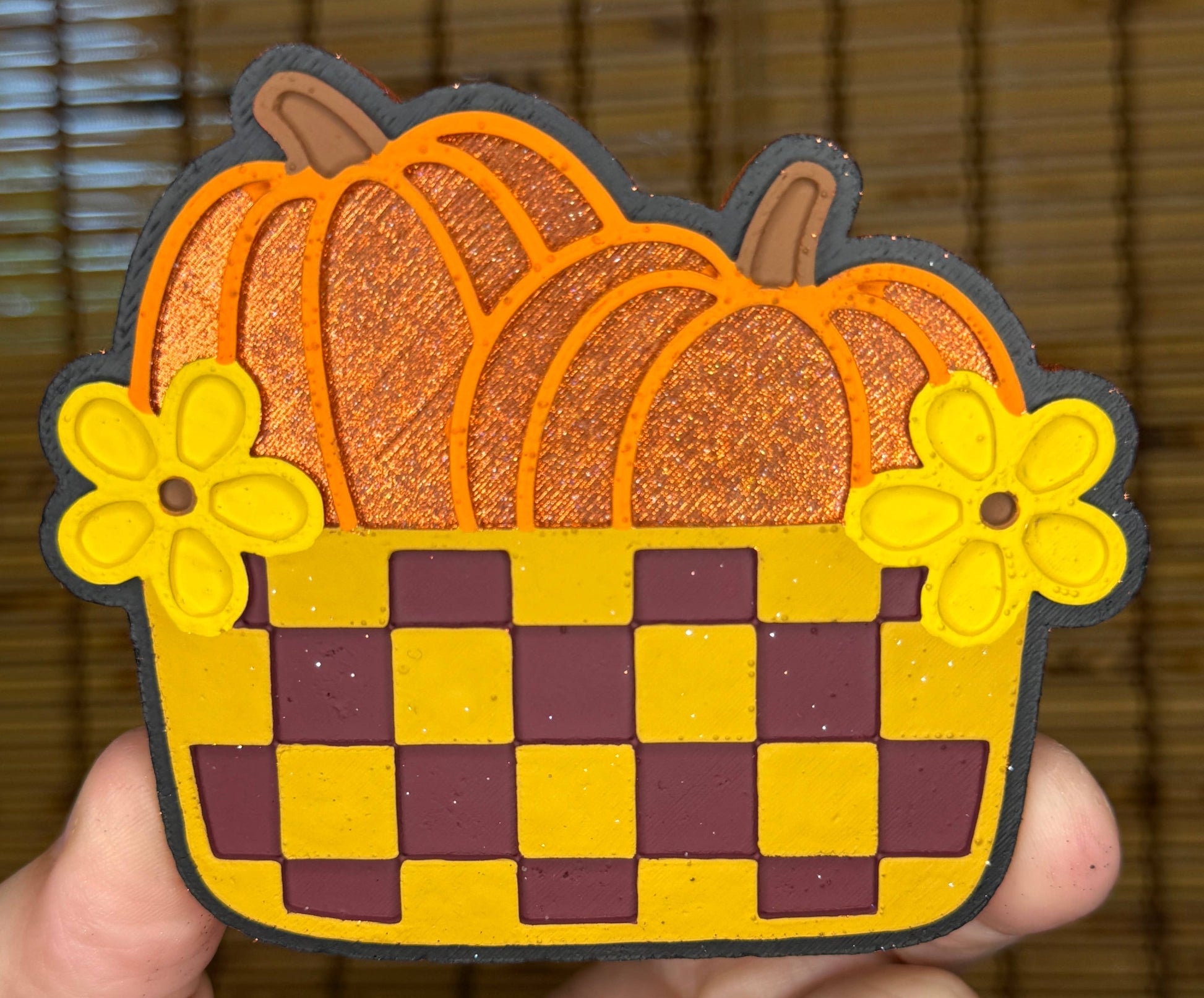 Pumpkins In Basket Freshie | Car Air Freshener | Fall 